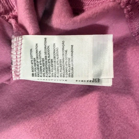 The North Face Womens Hoodie Sweatshirt XX Large Standard Fit Mauve - Picture 8 of 9